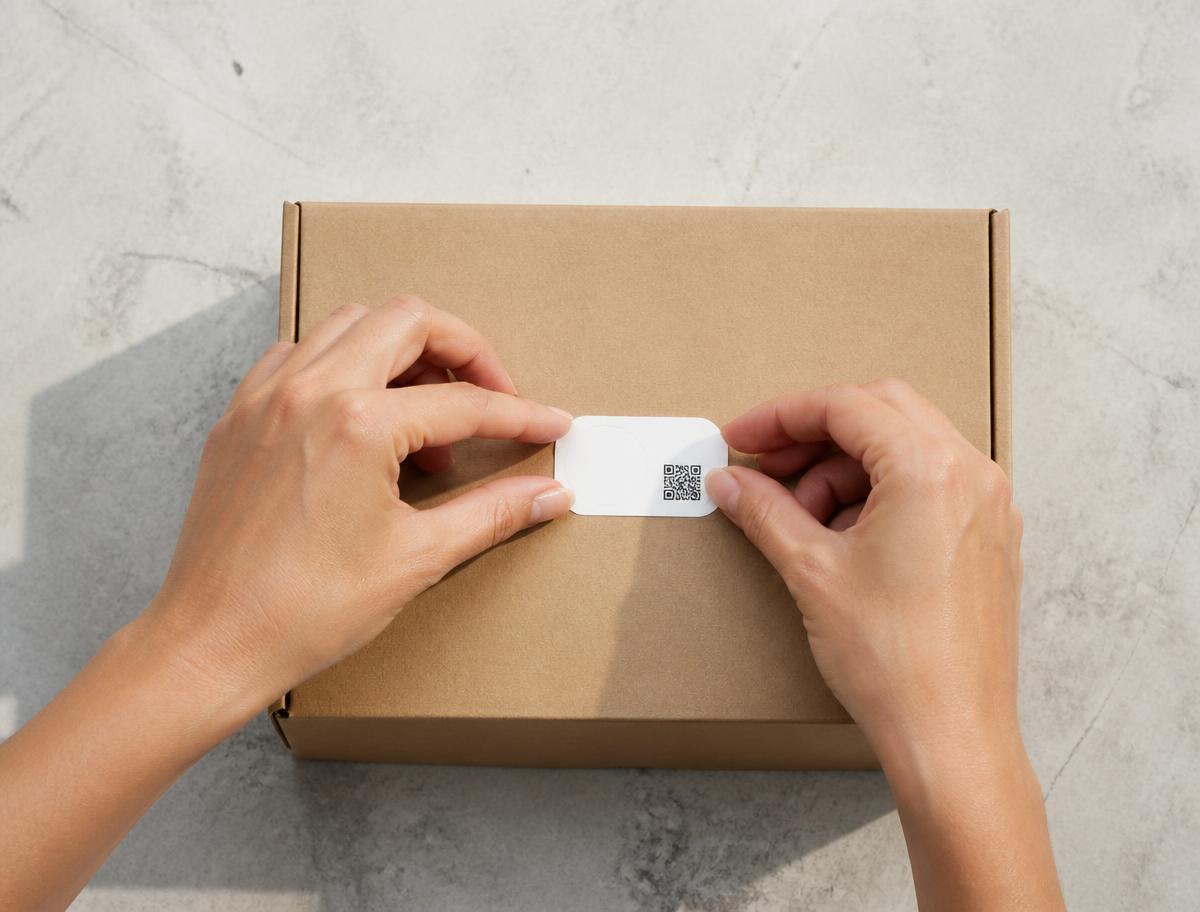 Stick a smart tracking label